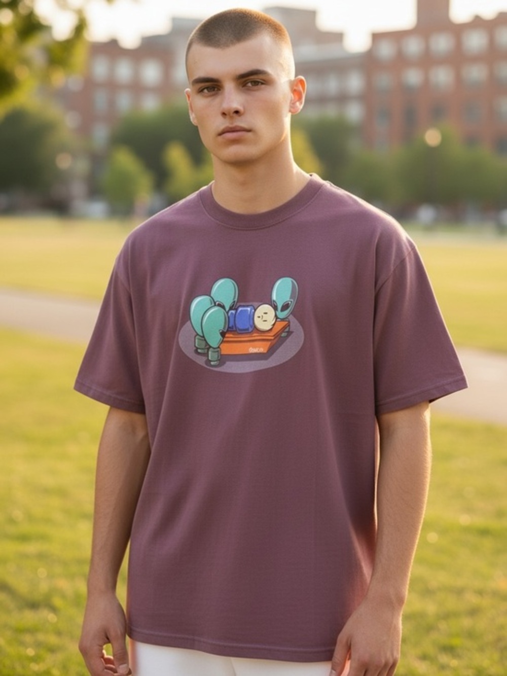 👽 Vintage Tultex Alien ABCO Graphic Tee | UFO Humor | XL